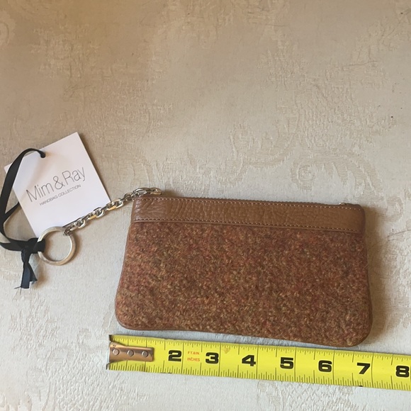 Mim & Ray Italian leather hand knit wool wallet - Picture 7 of 9